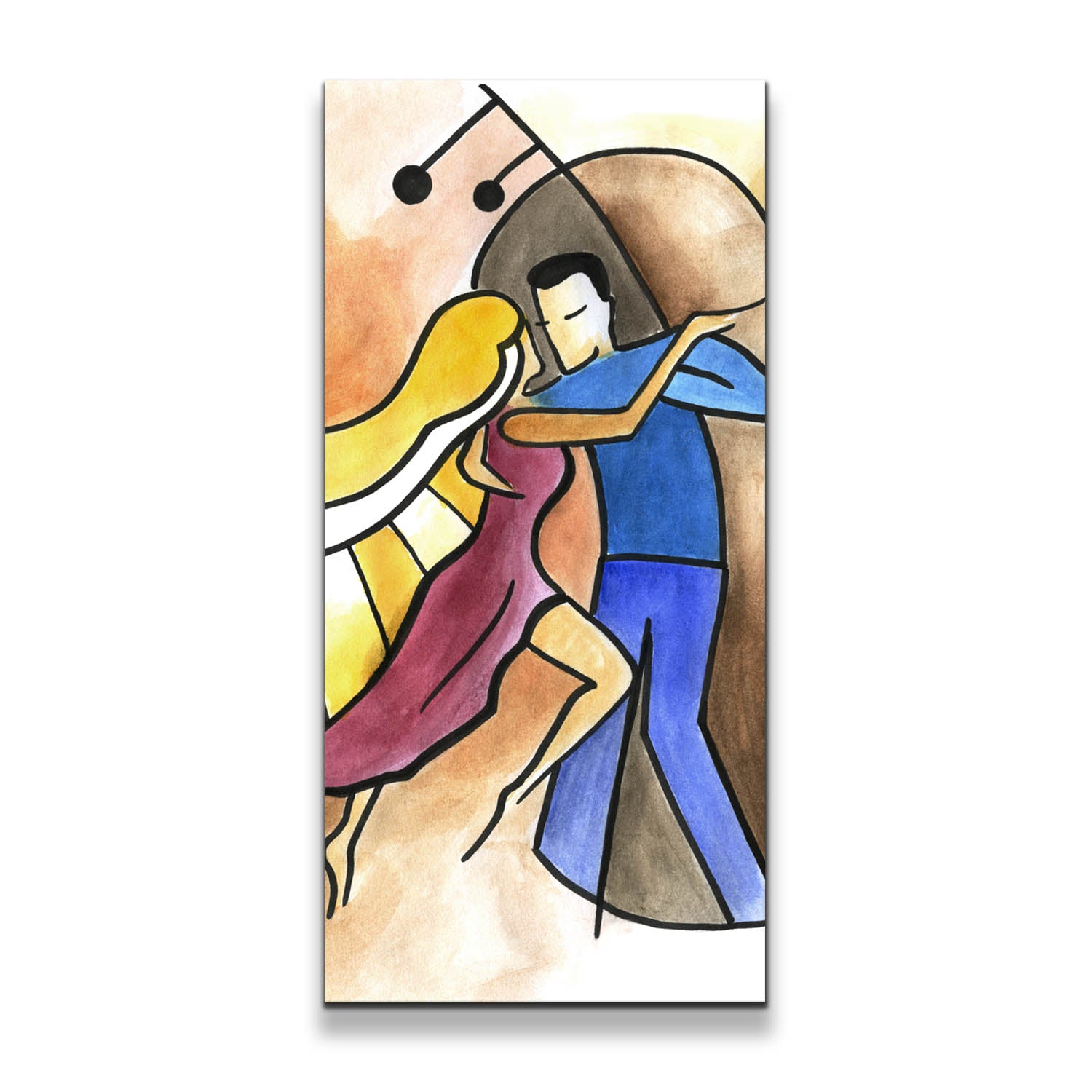 Dancing Couple Canvas Wall Art, GeltonaDancing Couple Canvas Wall Art, Geltona  