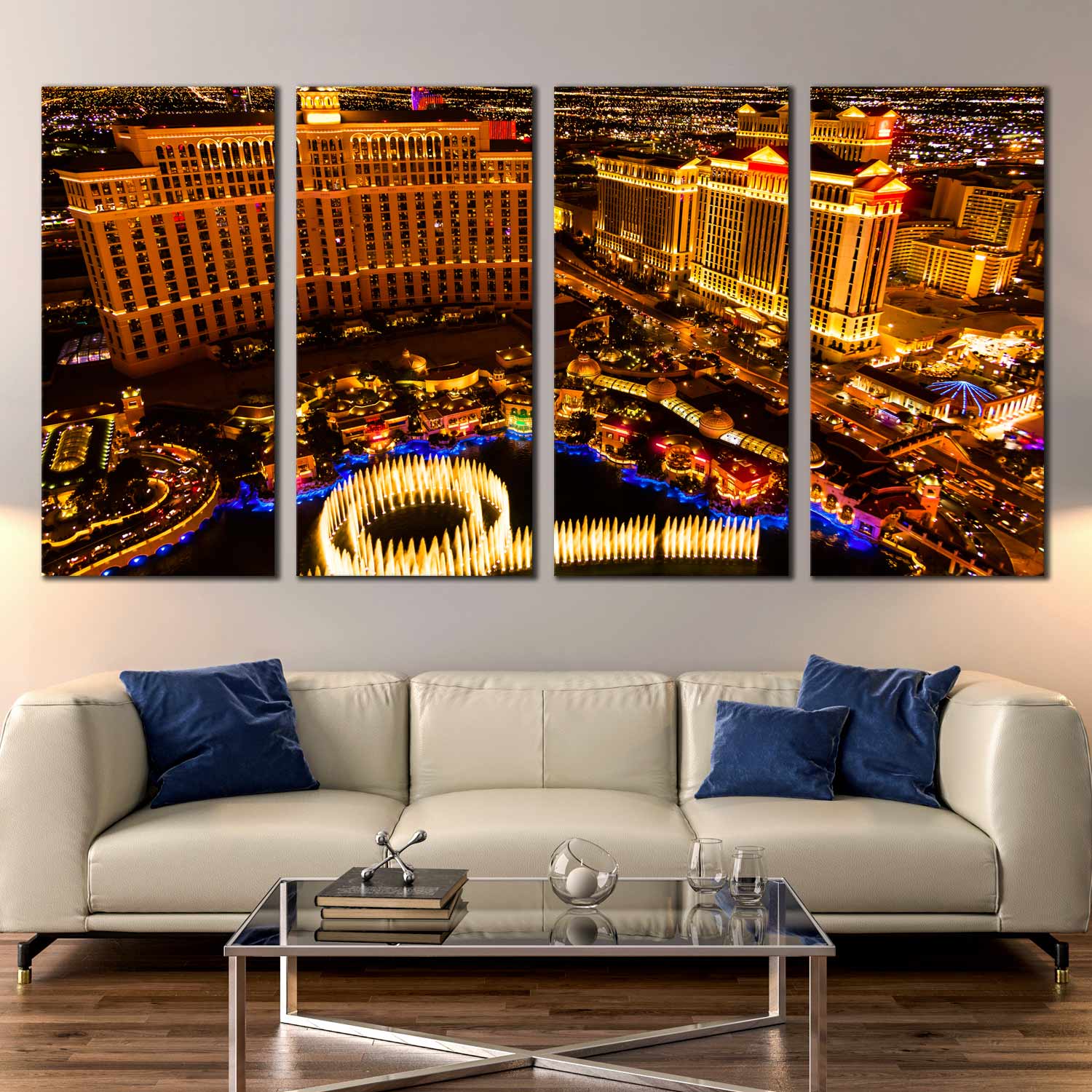 Bellagio Hotel, The Strip, Las Vegas, Nevada Wall Art, Canvas