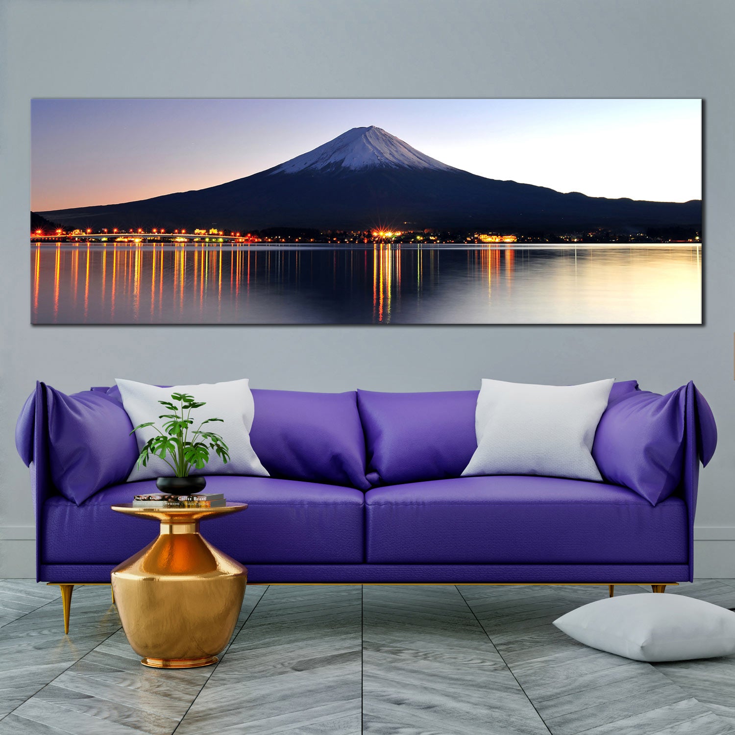 Amazing Mount Fuji Panoramic Canvas Photography Japanese
